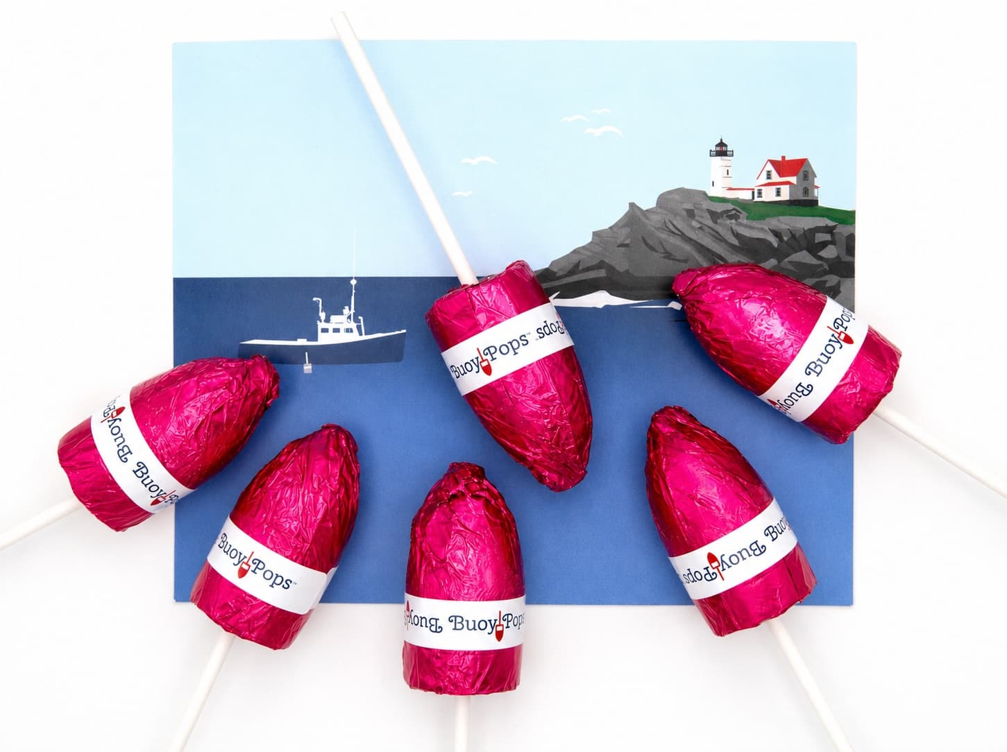 Buoy Pops cake batter chocolates with sprinkles